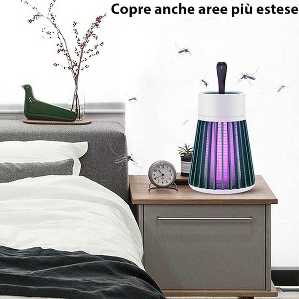 Lampada UV zanzare CARICA USB - Nikita